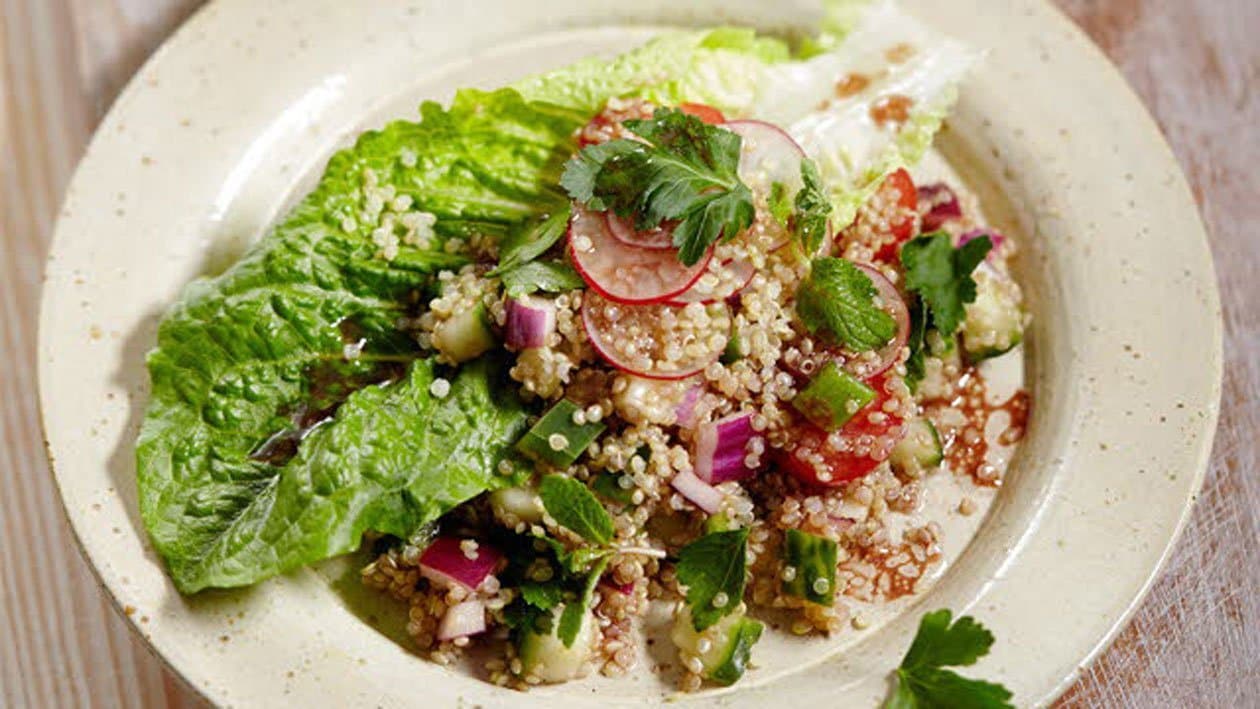 Ensalada de quinoa con verduras Ensalada de quinoa con verduras
